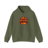 Grillmaster Hoodie – Flame Badge Front + Demon BBQ Back